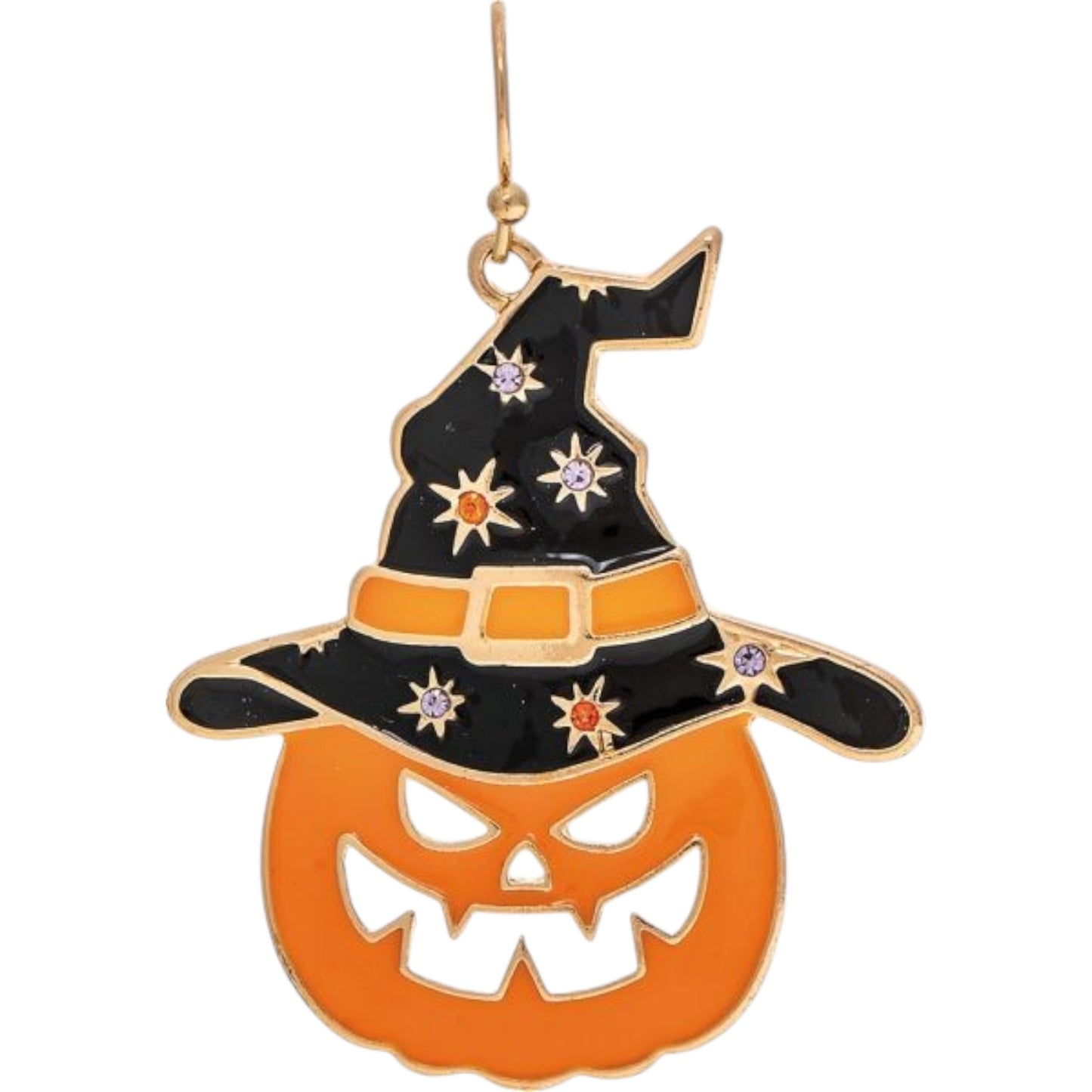 Grumpy Jack-O-LanternFall Earrings (RJC)
