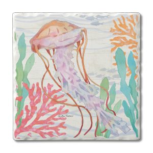 Underwater Jellyfish Absorbent Coaster (CGL)