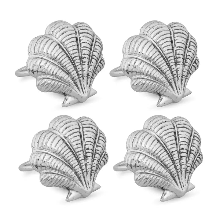 Scollop Shells Napkin Rings (Set of 4) (SHG)