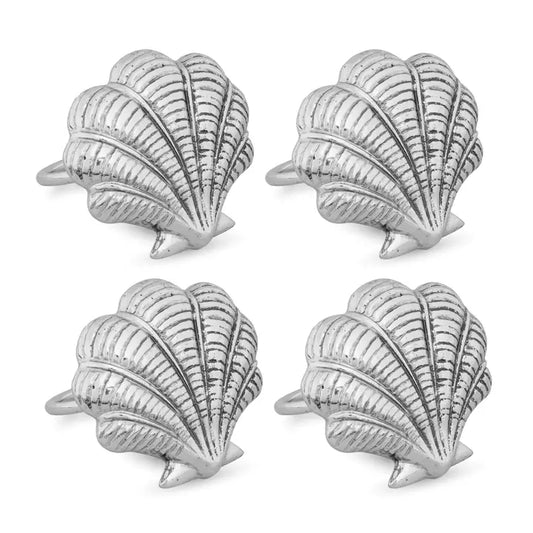 Scollop Shells Napkin Rings (Set of 4) (SHG)