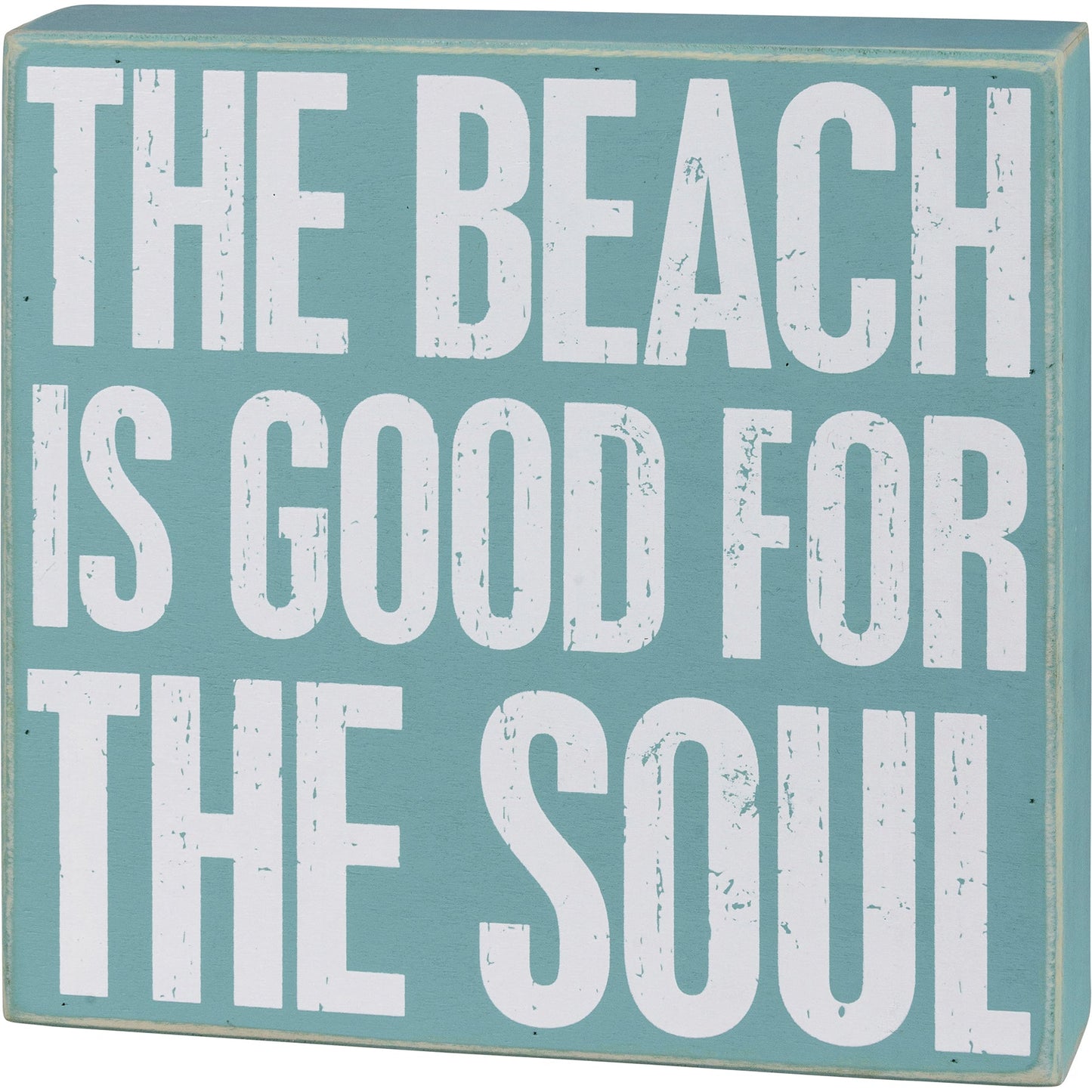 Beach Good Wood Box Sign (PbK3)