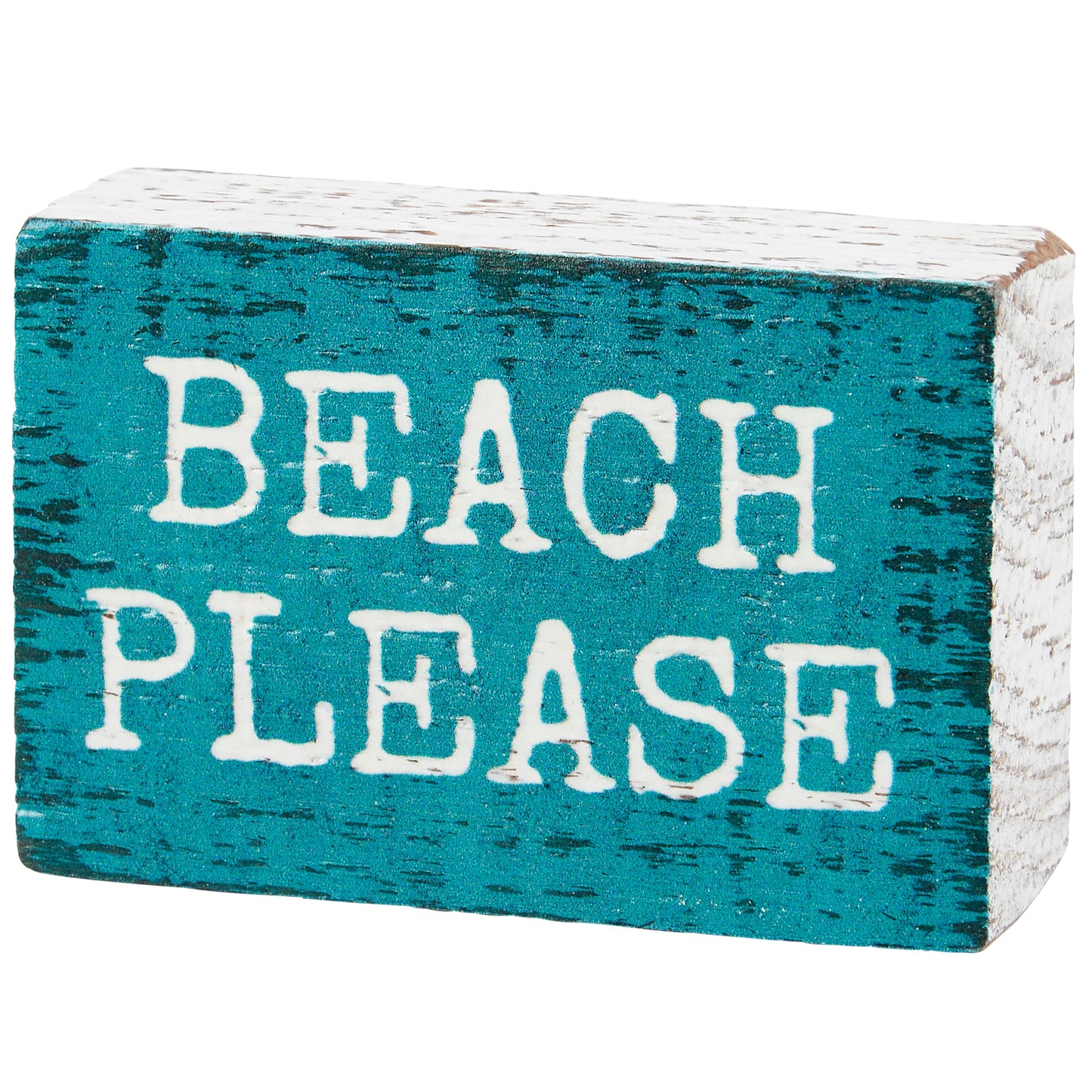 Beach Please Block Sign (PbK1)