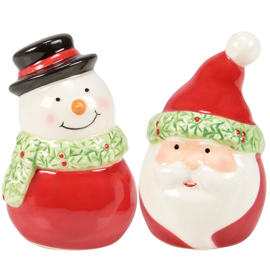 Santa & Snowman Salt & Pepper (PbK1)