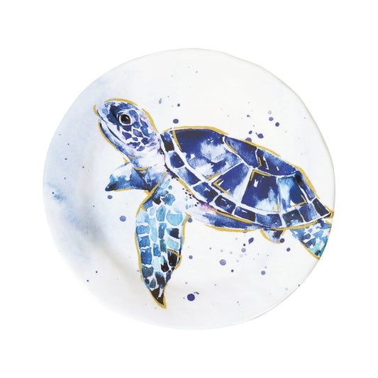 Indigo Turtle Plate 9" (SHG)