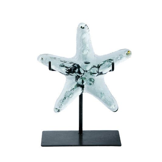 Recycled Glass Starfish on Stand - Small (B2CS)