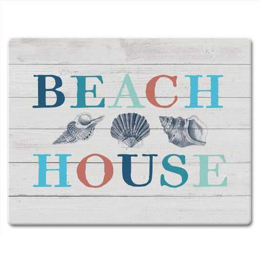 Beach House Glass Cutting Board 8x10 (CGL)