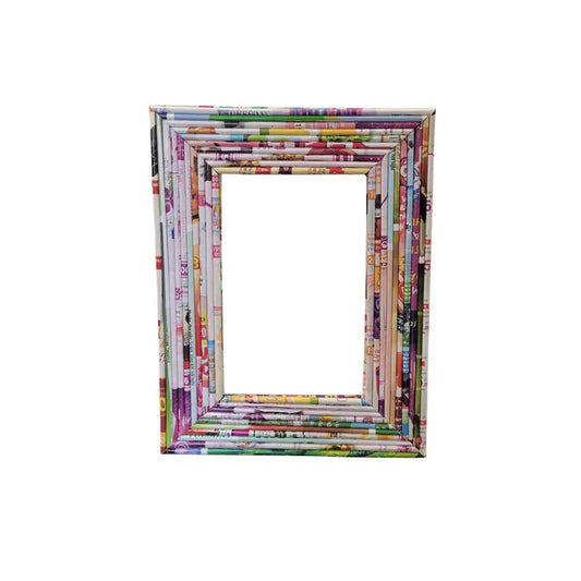 Photo Frame - 5x7 Handmade from Recyled Magazines (TUPC)