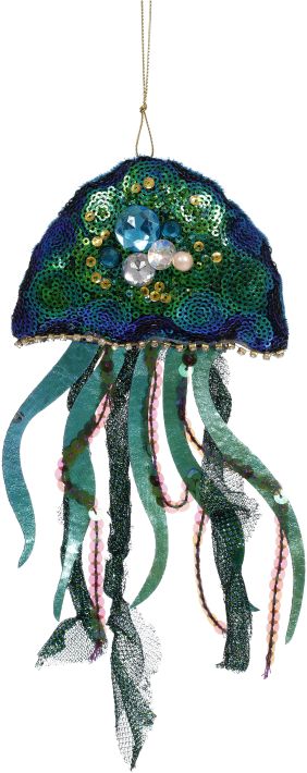 Jellyfish Fabric Ornament (MRW)