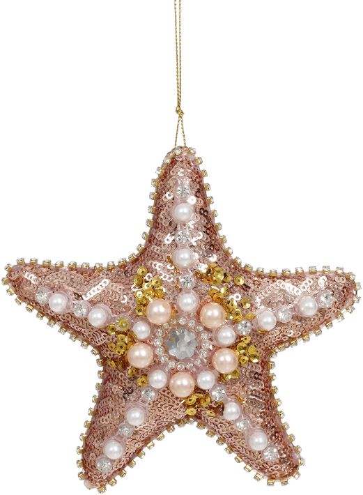 Starfish Fabric Ornament (MRW)