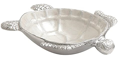 Aluminum Enamel Sea Turtle 8" White Bowl