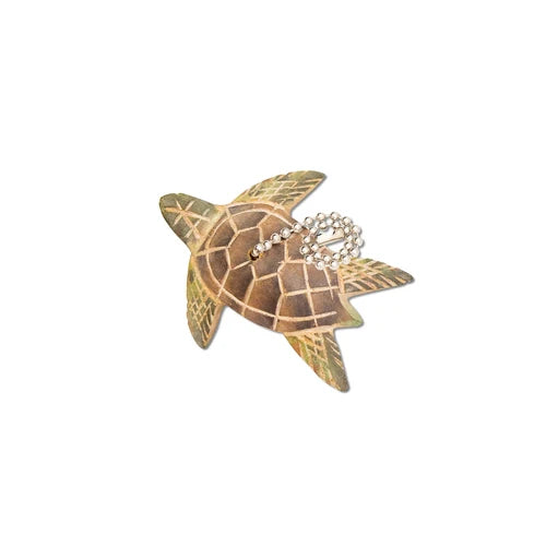 Sea Turtle Wood Fan Pull (TID1)