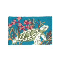 Turtle Underwater  22"x34" Indoor Rug (CF)