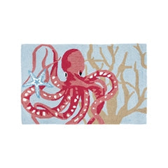 Octopus w/ Starfish  22"x34" Indoor Rug (CF)