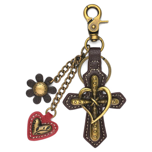 Cross Keychain 3"x8" (CHB)