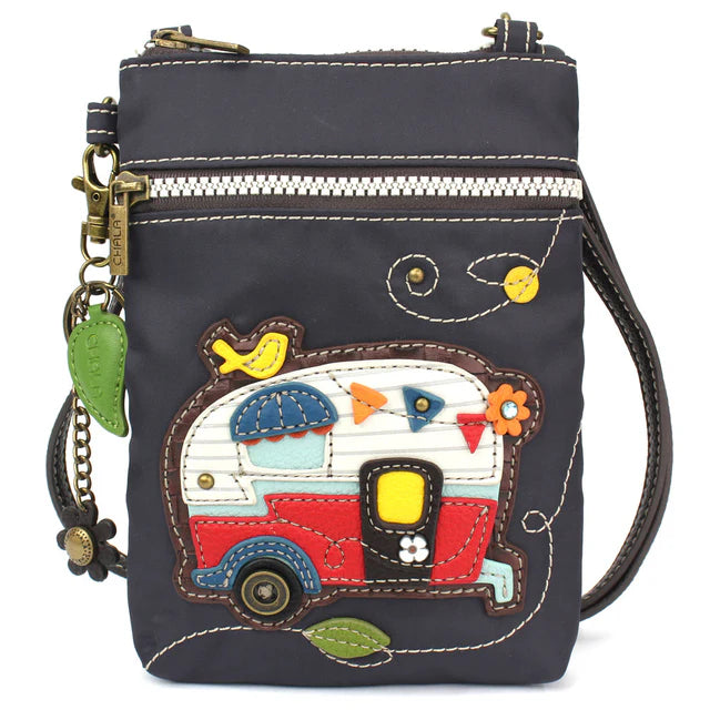 Camper Cellphone Xbody Purse 5.75"x8" (CHB)