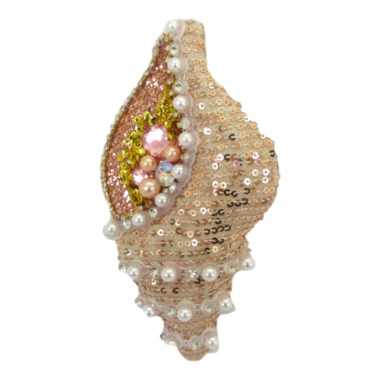 Peach Conch Fabric Ornament (D2D)