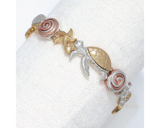 Tri Color Turtle Bracelet (PBB)