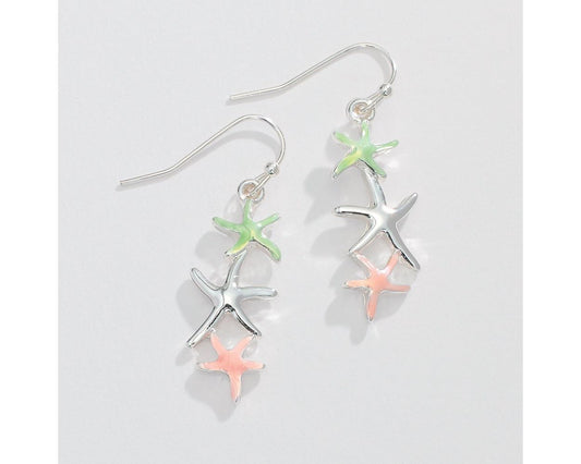 Cascading Starfish Earrings (PBB)