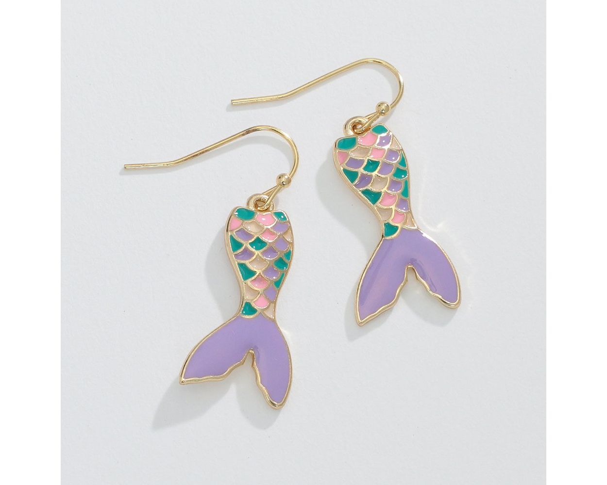 Colorful Mermaid Tail Earrings (PBB)