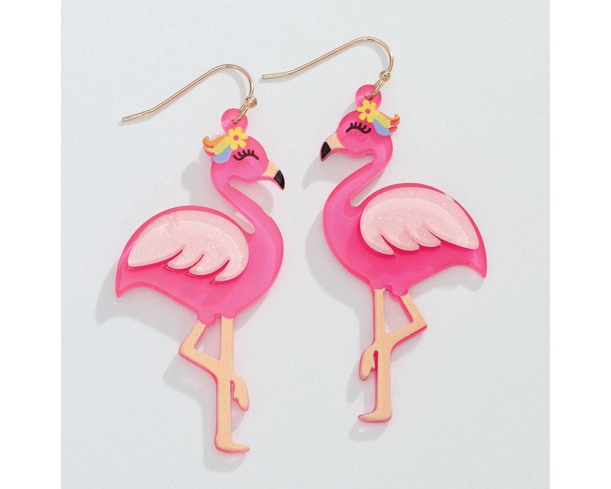 Party Flamingos Earrings (PBB)