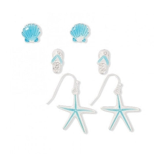 Beach Trio Earrings (PBB)