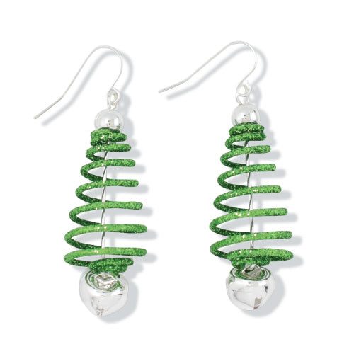Sprial Tree Earrings Christmas (PBB)
