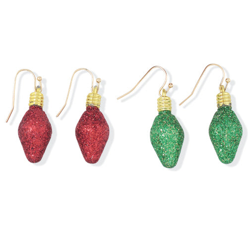 R/G Light Duo Earrings Christmas (PBB)