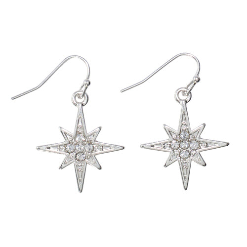 North Star Earrings Christmas (PBB)