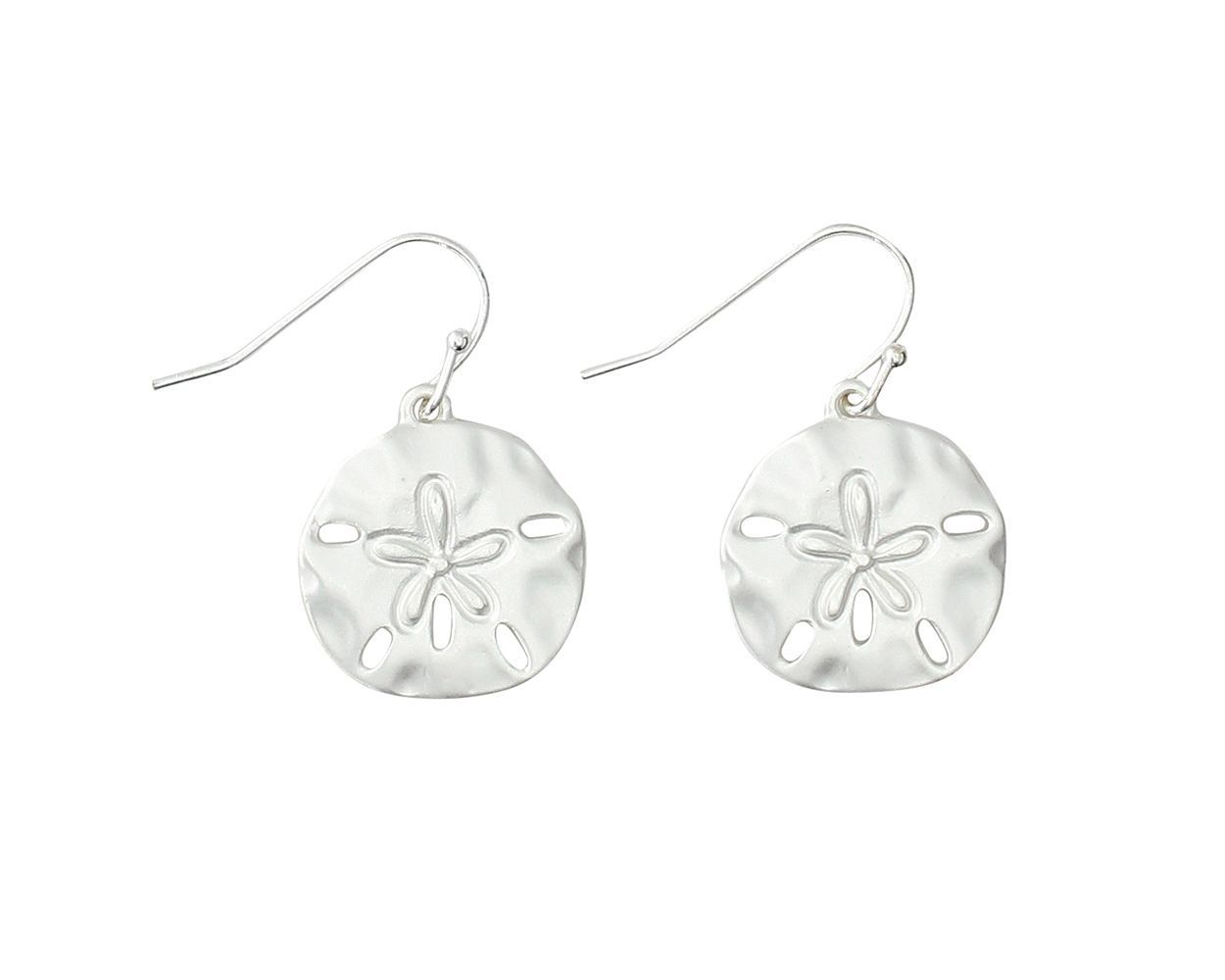 Matte Silver Starfish Earrings (PBB)