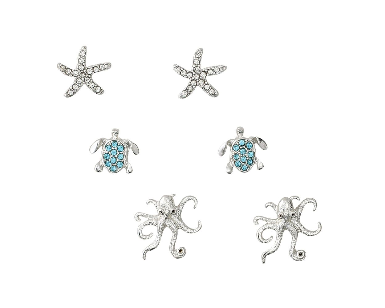 Shinny Sea Creatures Earrings (PBB)