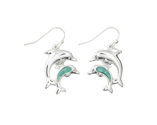 Dolphin Pair Earrings (PBB)