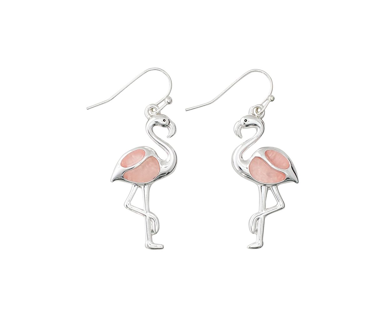 Pale Pink Flamingo Earrings (PBB)