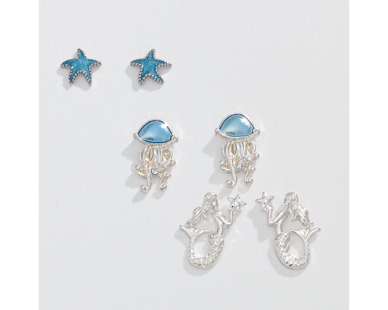 Trio - Blue Under the Sea Earrings (PBB)