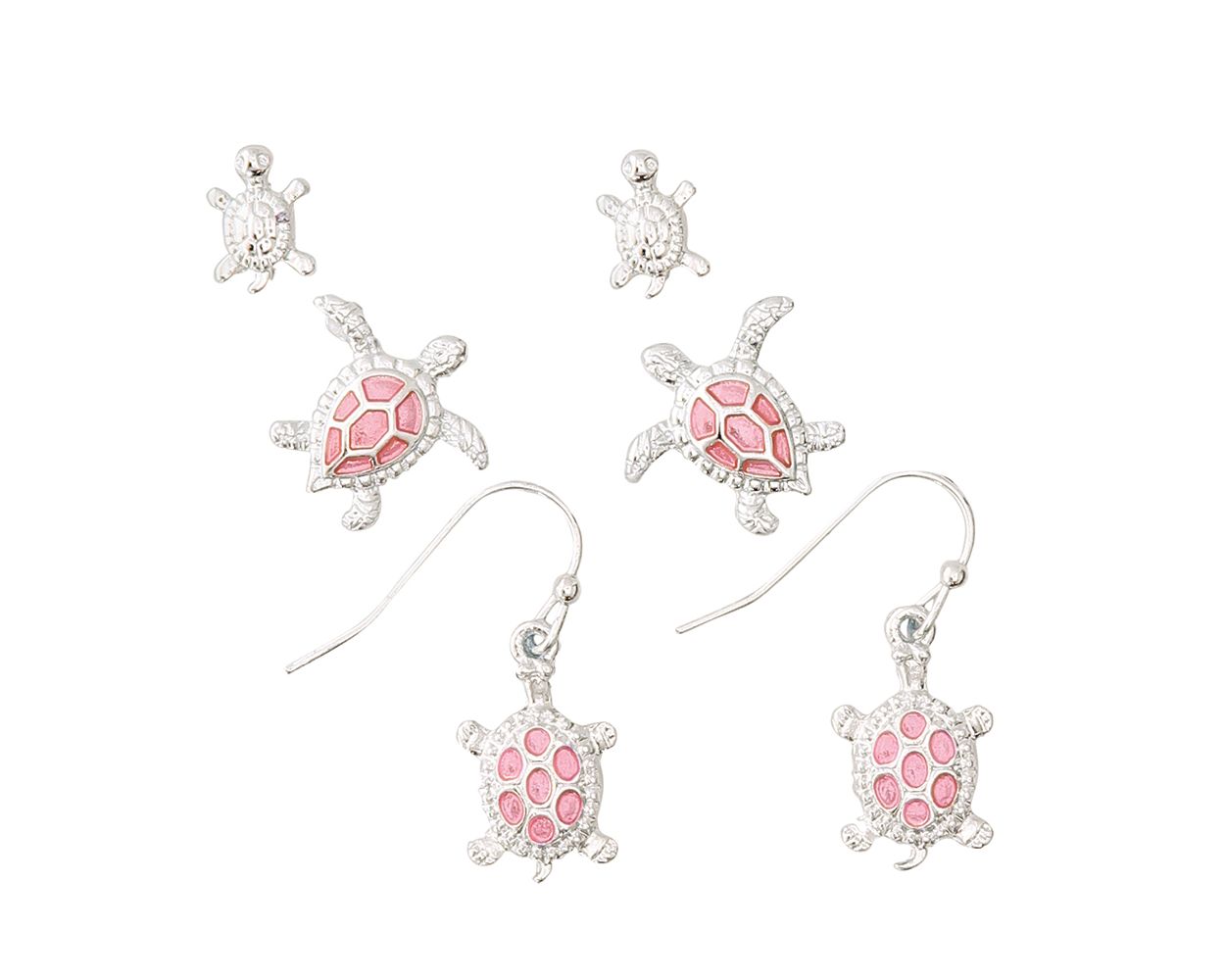 Trio - Crystal Turtles Earrings (PBB)