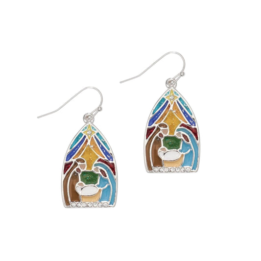 Nativity Earrings Christmas (PBB)