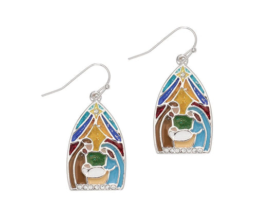 Nativity Earrings Christmas (PBB)