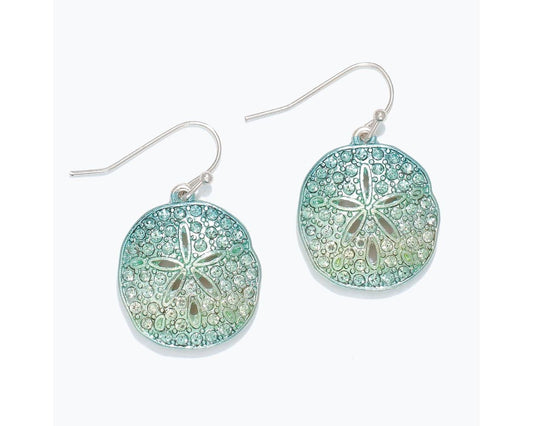 Mint Sand Dollars Earrings (PBB)
