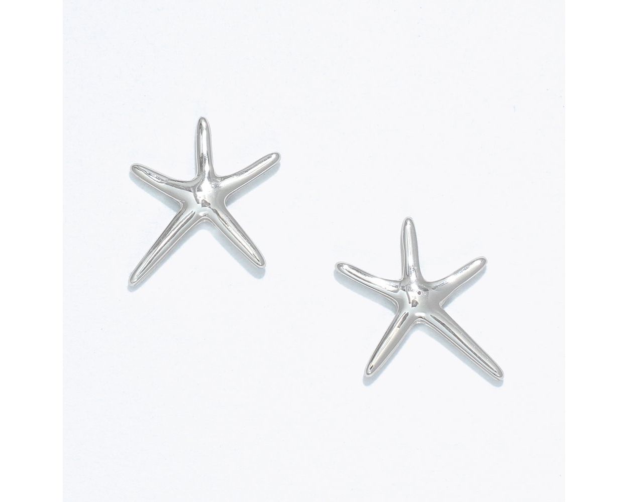 Silver Starfish Earrings (PBB)