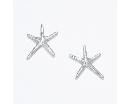 Silver Starfish Earrings (PBB)