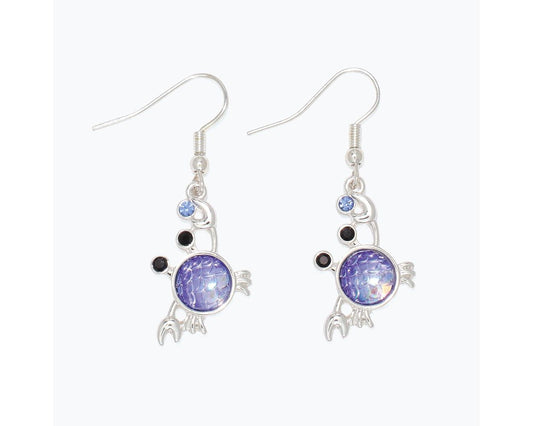 Purple Crab Earrings (PBB)