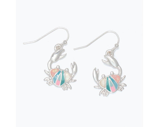 Pastel Crab Earrings (PBB)