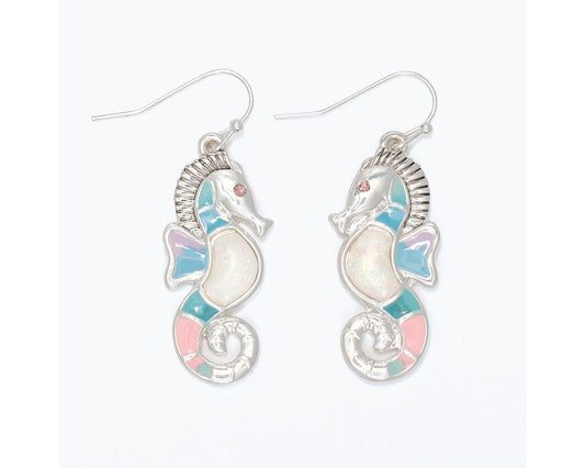Pastel Seahorse Earrings (PBB)