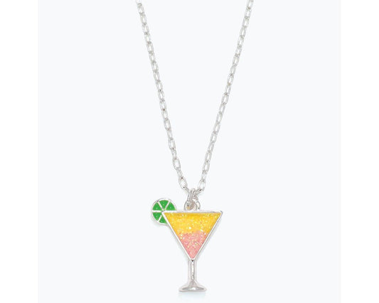 Martini Glass Necklace (PBB)