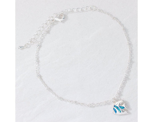 Silver Chain w/ Tropical Fish Anklet (PBB)