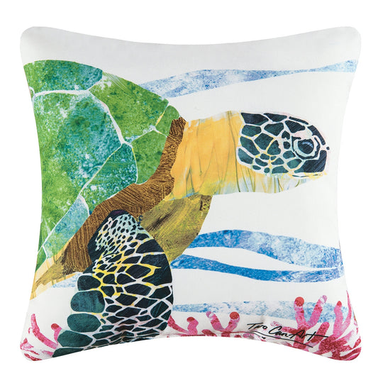 Large Sea Turtle Pillow (CF)