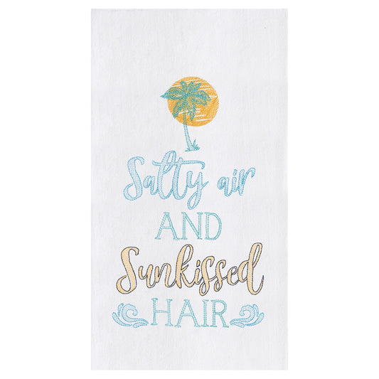 Salty Air Flour Sack Kitchen Towel 18x27" (CF)