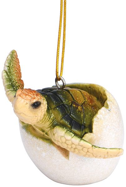 Sea Turtle Hatching Ornament (CSI)