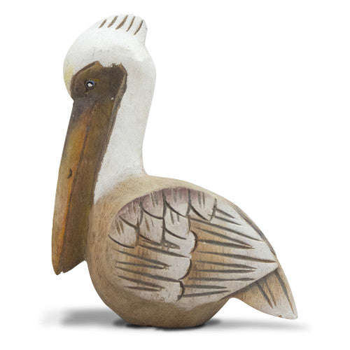 Small Carved Pelican 6" (TID1)