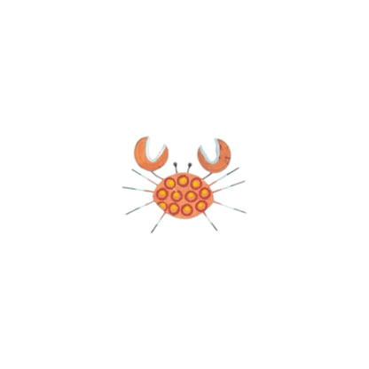 Colorful Orange Crab Small (TID1)