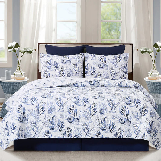 Midnight Lagoon King   Quilt Set (CF)